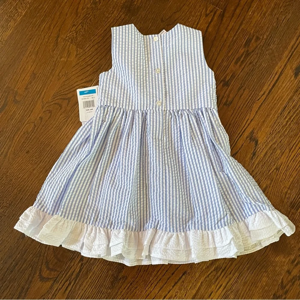 Bonnie Baby Blue Stripe Cherry Matching Set for Kids